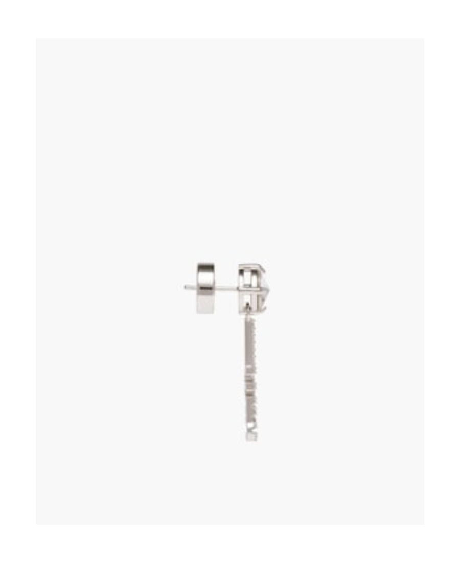 Miu Miu Crystal-embellished Drop Earrings In White