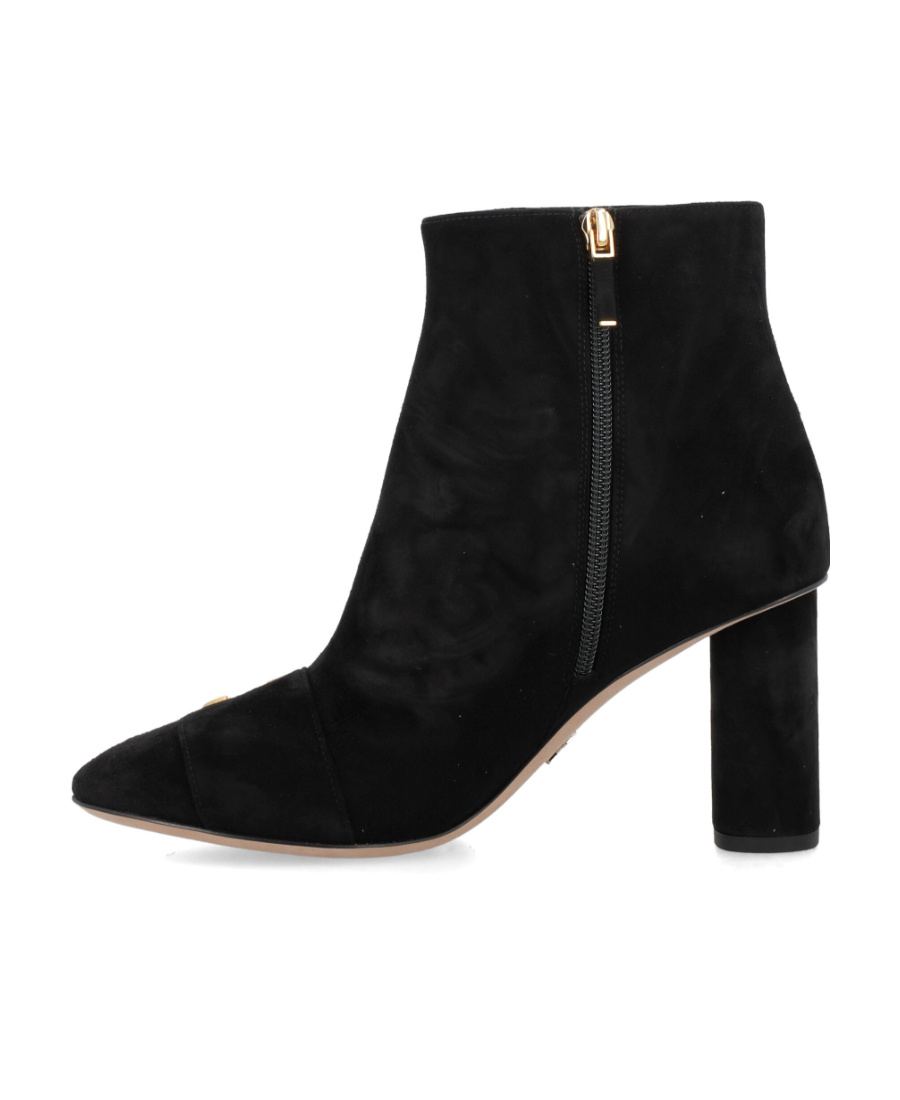 Dior Zippered Short Boots In Black