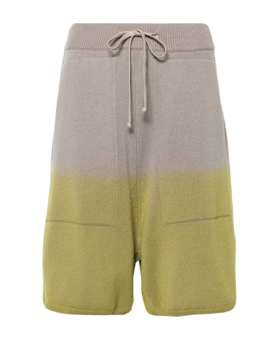 Moncler X Rick Owens Long Cashmere Boxers In Green