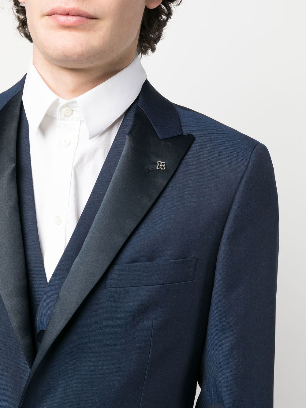 Tagliatore Virgin-wool Dinner Suit Set In Black