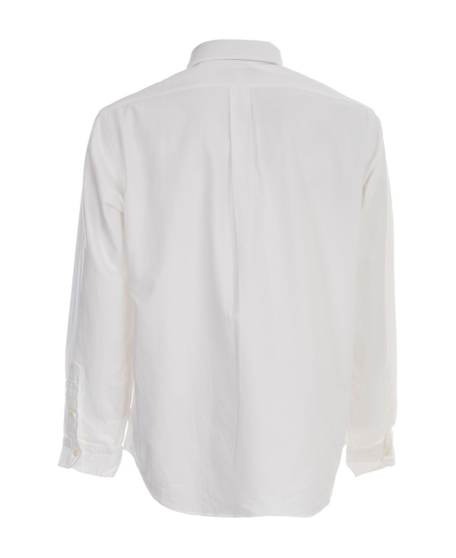 Shop Polo Ralph Lauren Logo-embroidered Shirt In White