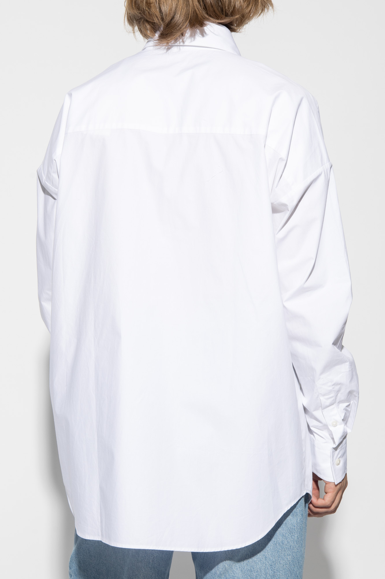 Diesel S-dou-plain Shirt In White