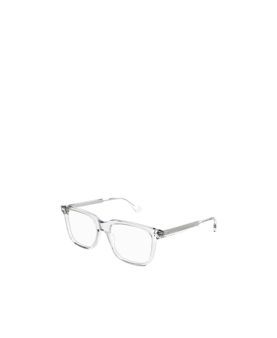 Gucci Geometric-pattern Square Glasses In White