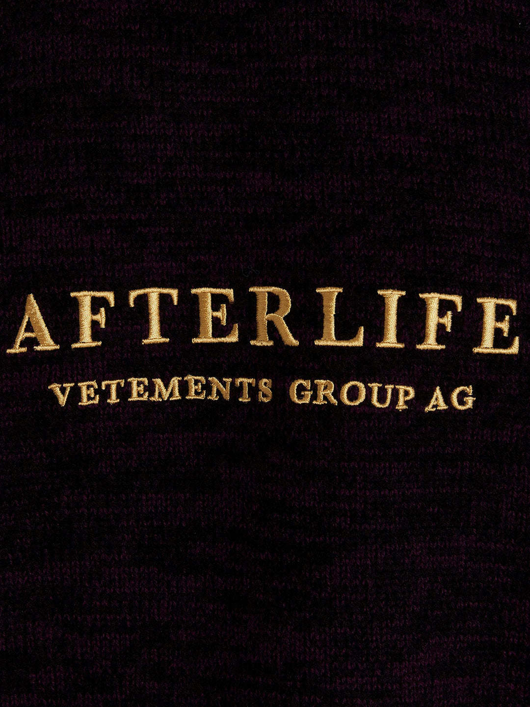 Vetements Long-sleeved Sweater In Purple