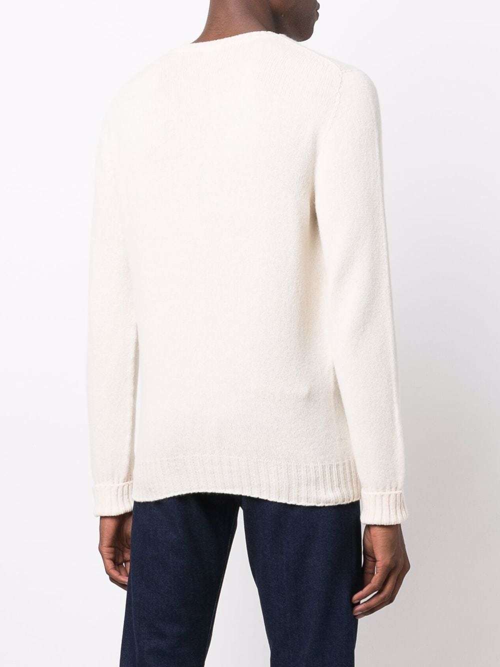 Drumohr Long-sleeve Knitted Jumper In White