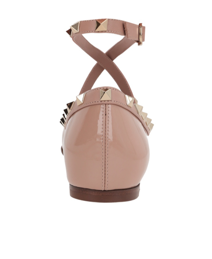 Valentino Garavani Woman Ballet Flats Blush Size 7 Leather In Pink