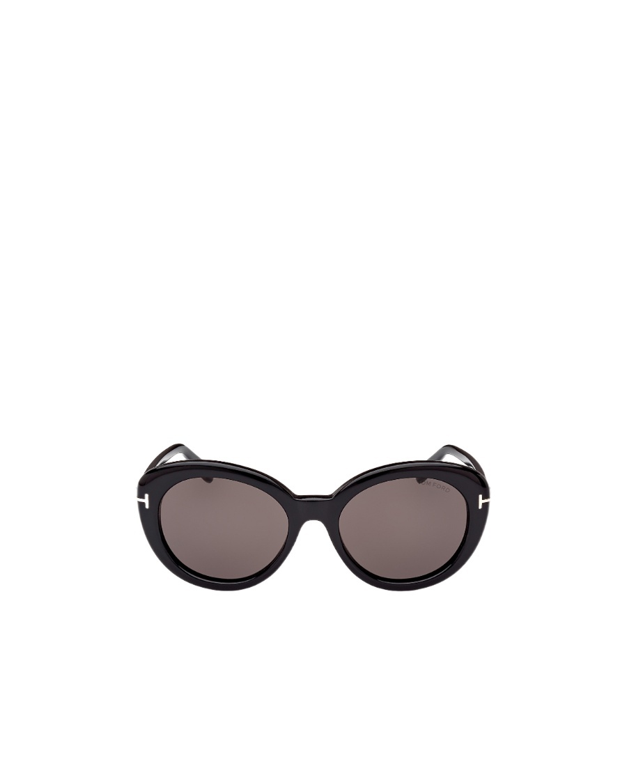 Tom Ford Eyewear Round Frame Sunglasses In Black