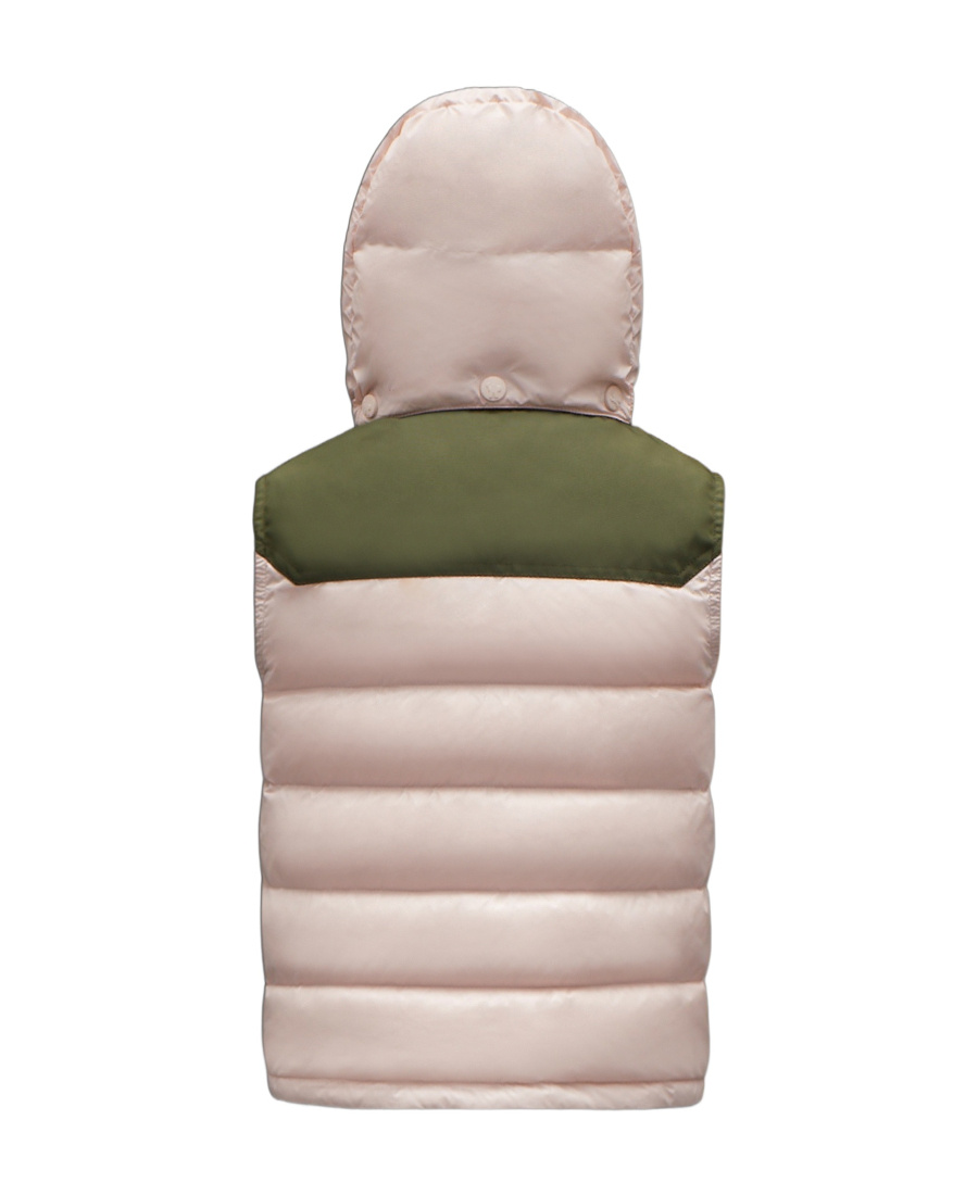 Moncler Genichi Waistcoat Down Jacket In Pink
