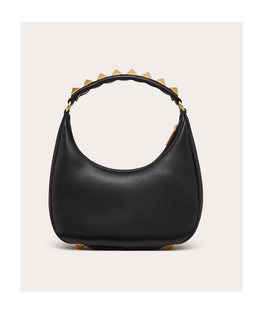 Valentino Vlogo Roman Stud Tote Bag In Black