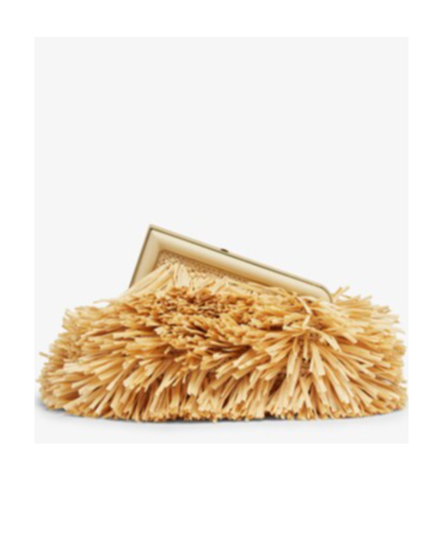 Fendi First Midi Shoulder Bag In Nude