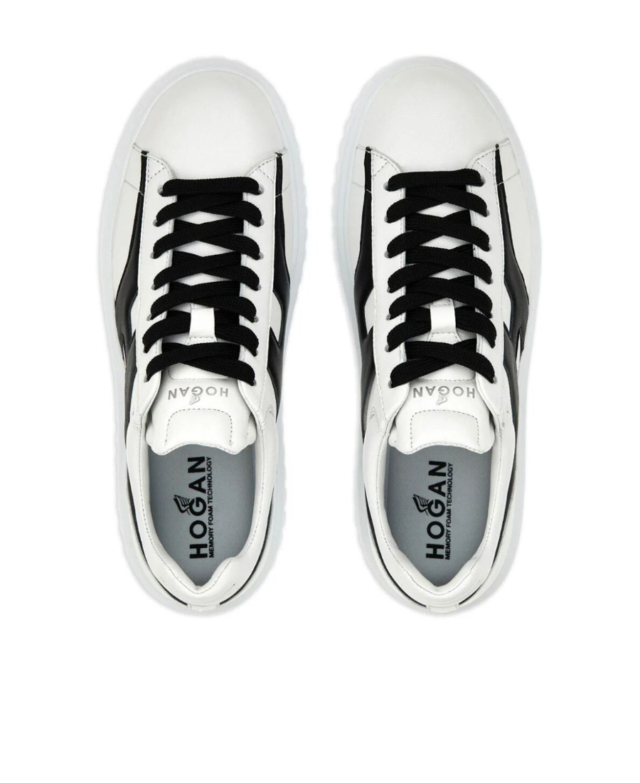 Hogan Nappa Leather Sneakers With Extralight Eva Sole In White