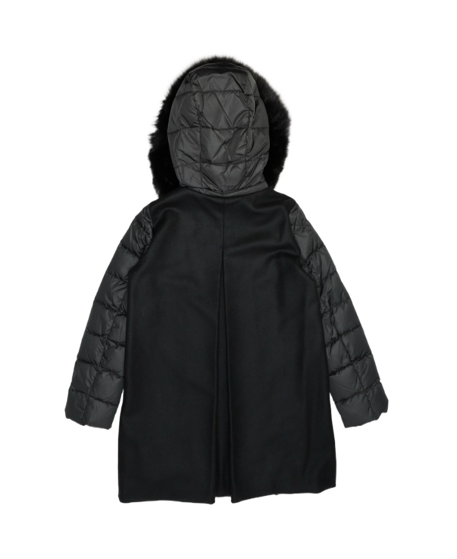 Max Mara Black Quilted Down Jacket In Black