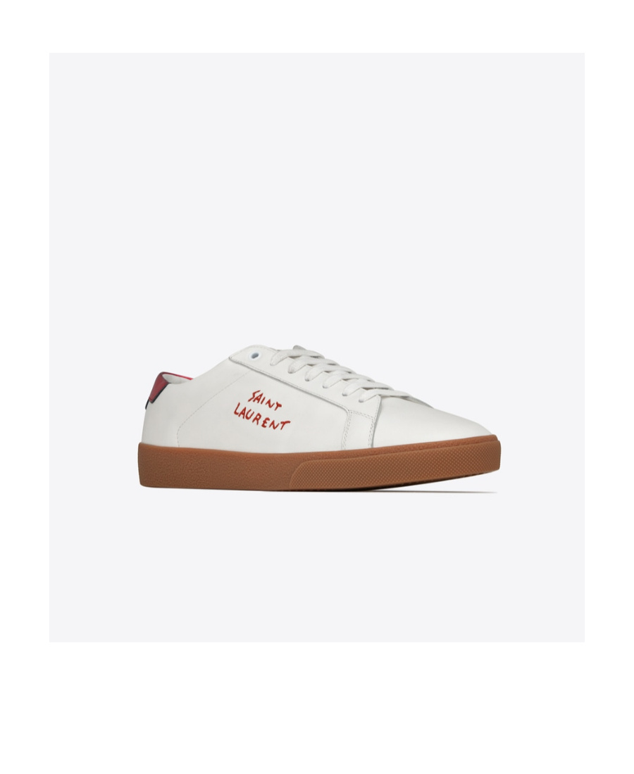 Saint Laurent Court Classic Sl/06 Sneakers In White