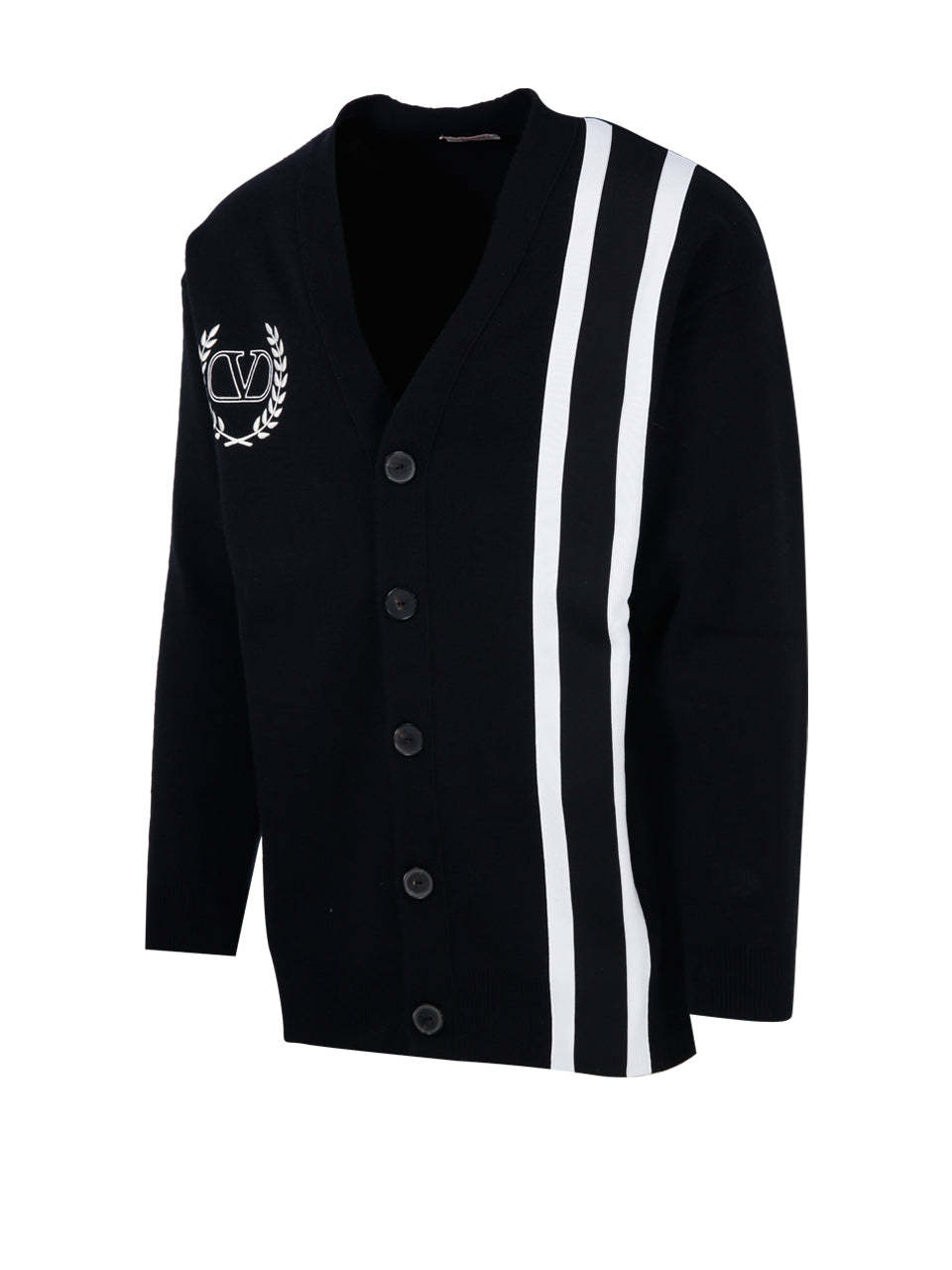 Valentino Vlogo Cardigan In Black