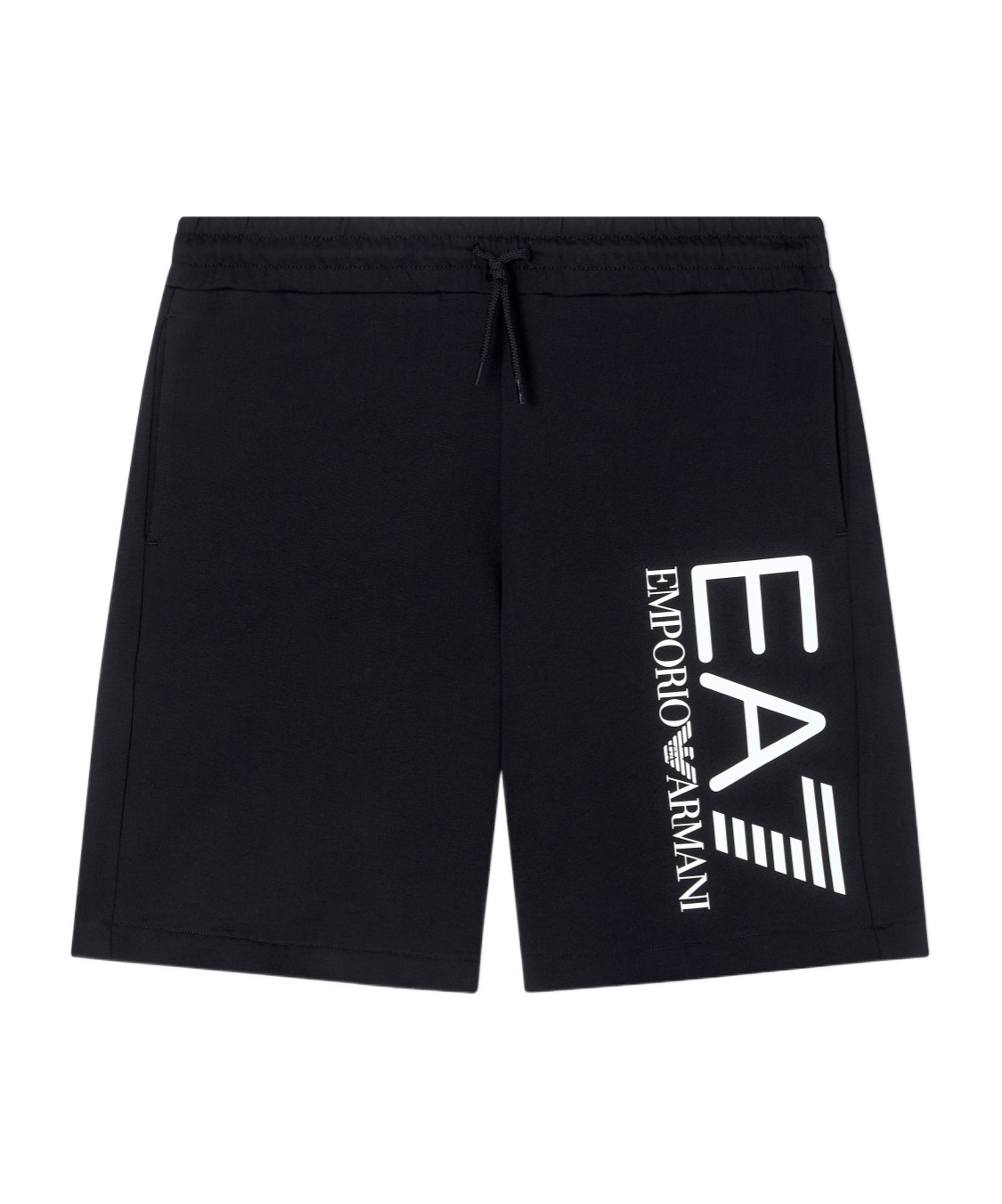 Ea7 Wide Leg Shorts In Black