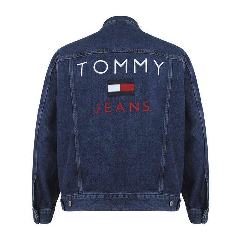 Tommy Hilfiger Washing Effect Denim Jacket In Blue