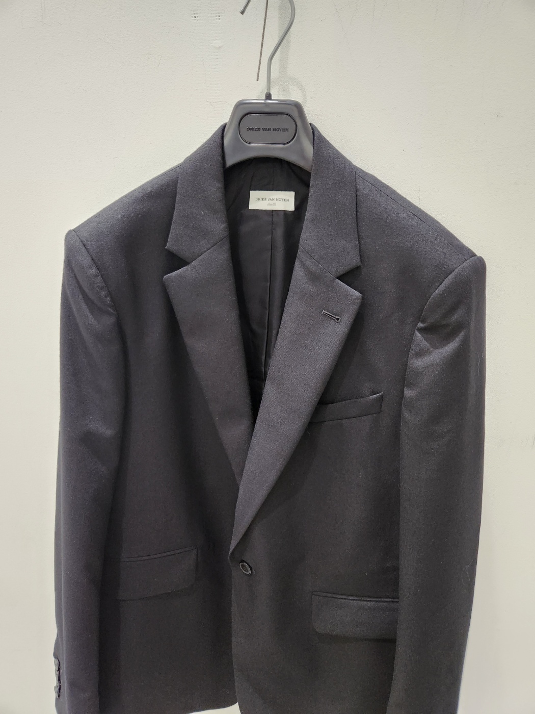 Dries Van Noten Single-breasted Blazer In Black