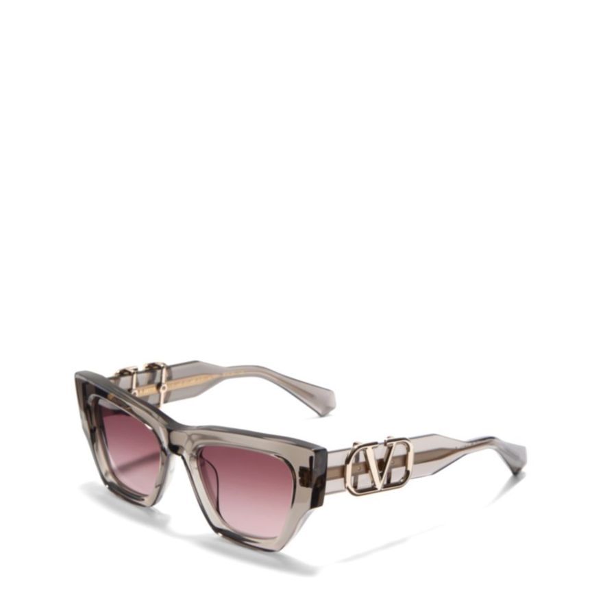 Valentino Full Frame Sunglasses In Pink