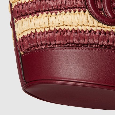 Gucci Woven Mini Bucket Bag