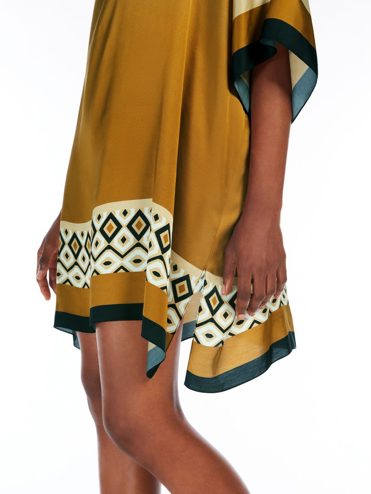 Shop Max Mara Oversized Printed Satin Tunic