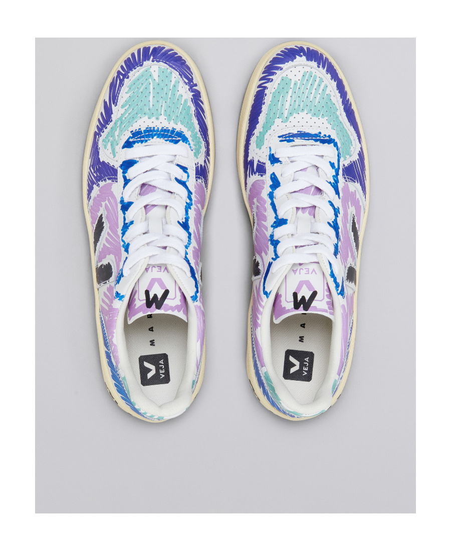 Marni Logo-lacing Casual Sneakers In Nude
