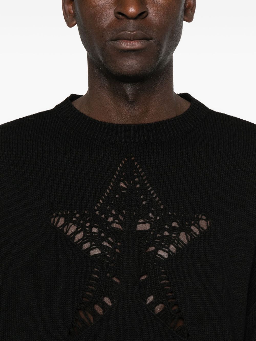 Vision Of Super Long-sleeved Sweatshirt In Black