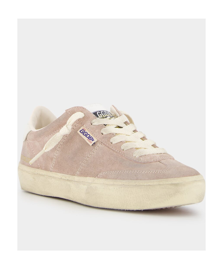 Golden Goose Soul Star' Sneakers In Purple Suede In Nude