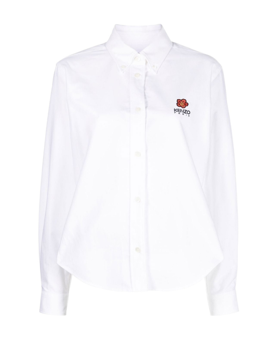 KENZO 'BOKE FLOWER' CREST SLIM SHIRT