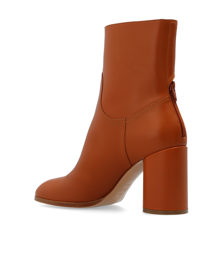 Casadei Cleo 80mm Leather Boots