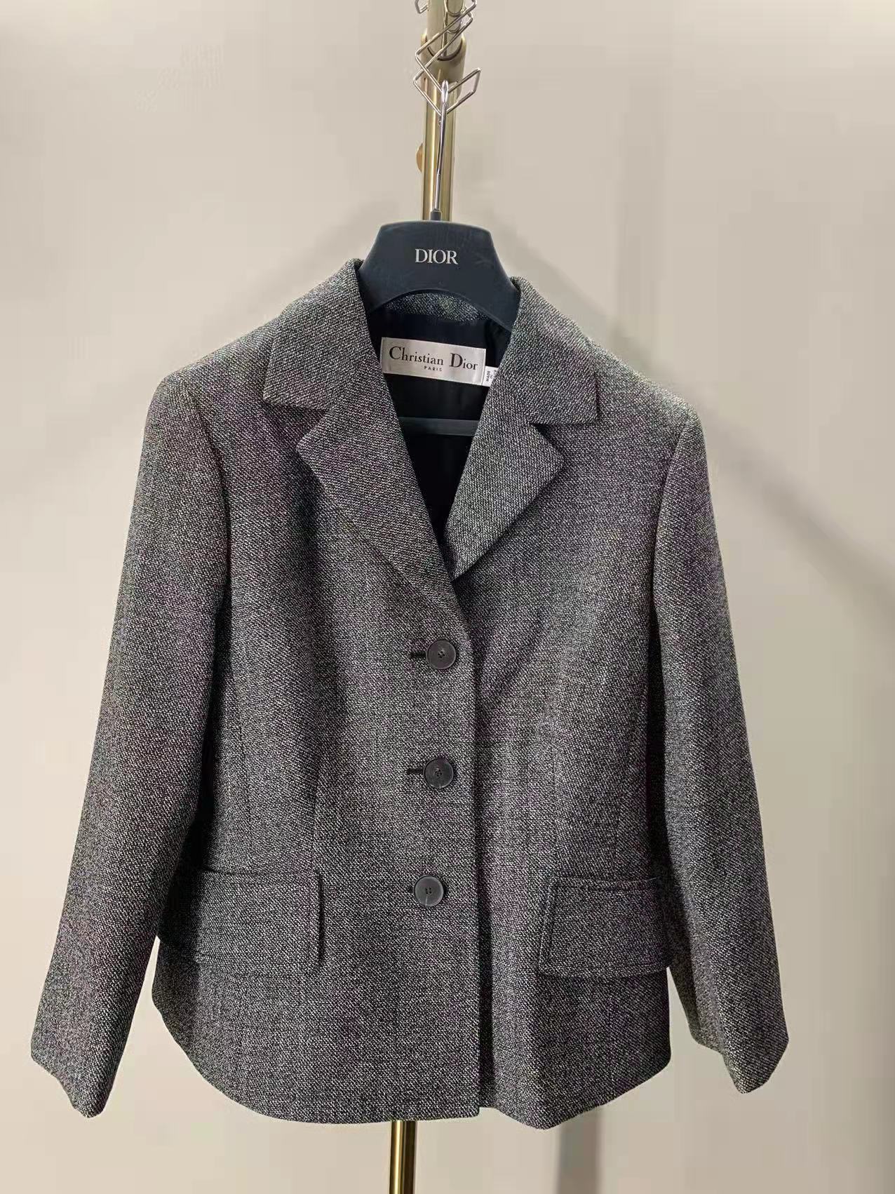 Dior Logo Blazer In Black