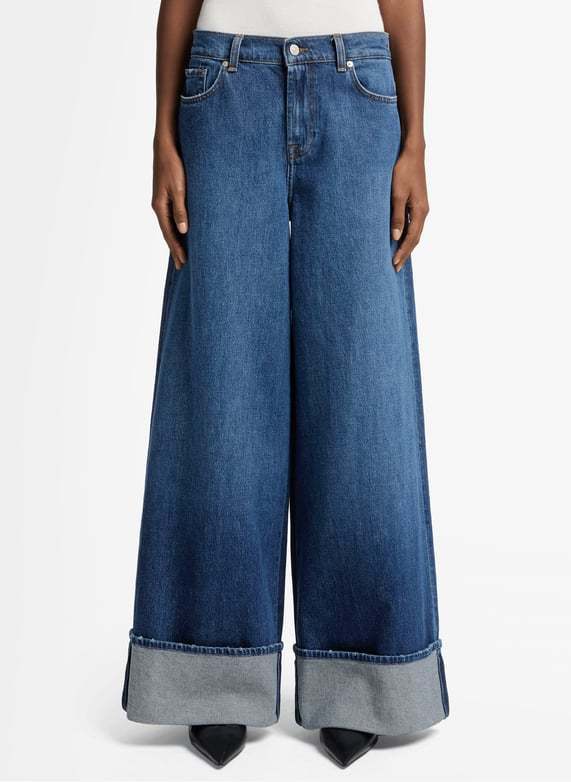 7 For All Mankind Marie Cuffed Jeans