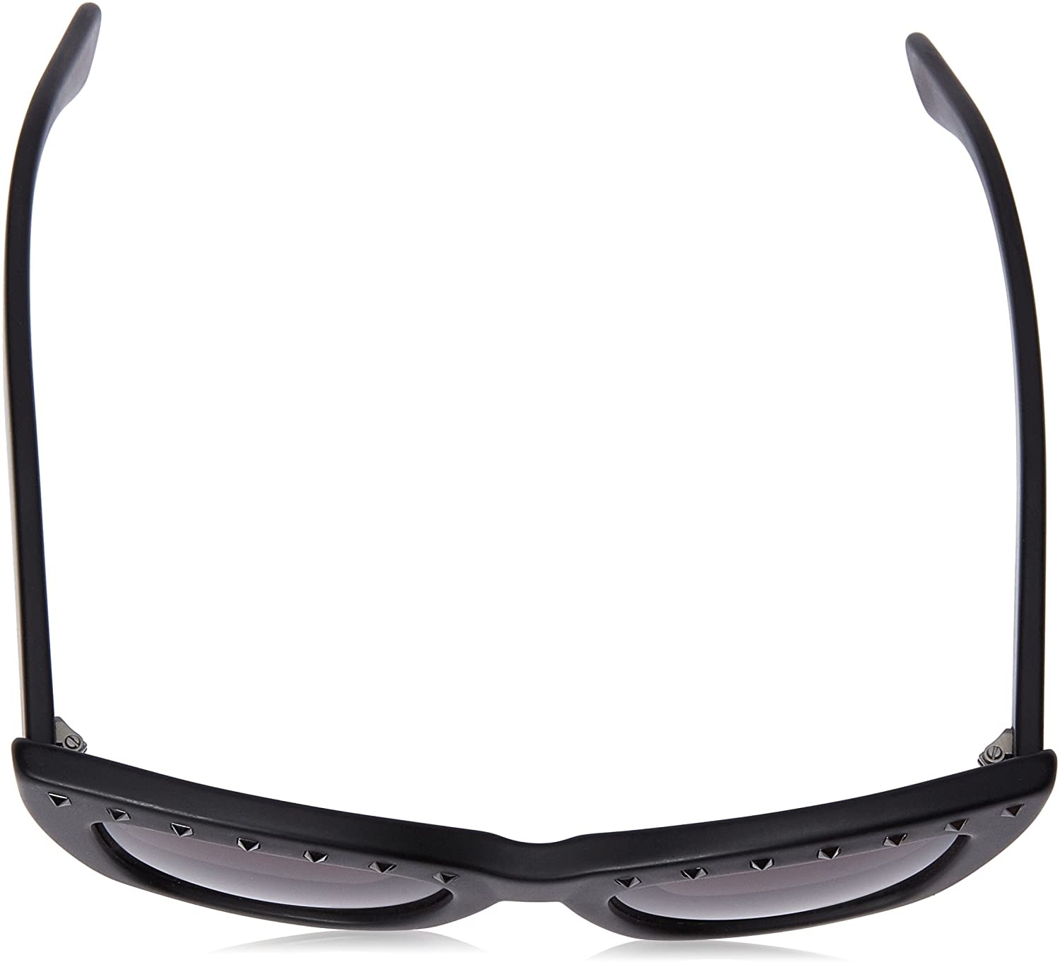 Valentino Black Logo Sunglasses In Black
