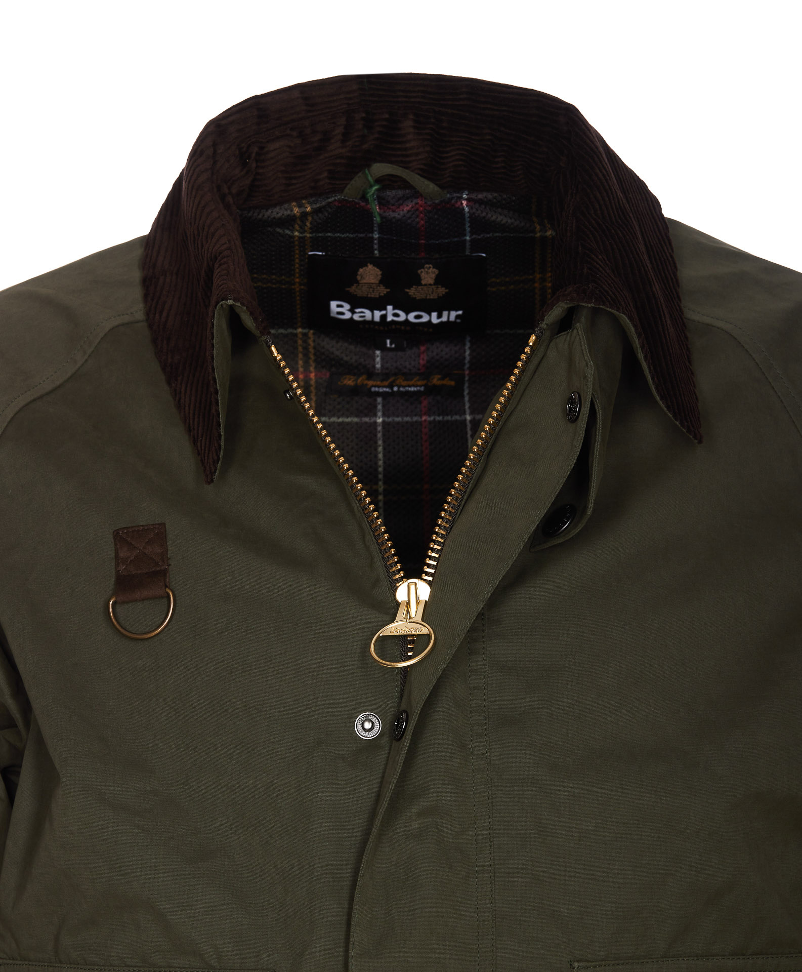 BARBOUR BARBOUR LONG SLEEVED HIGH-NECK JACKET