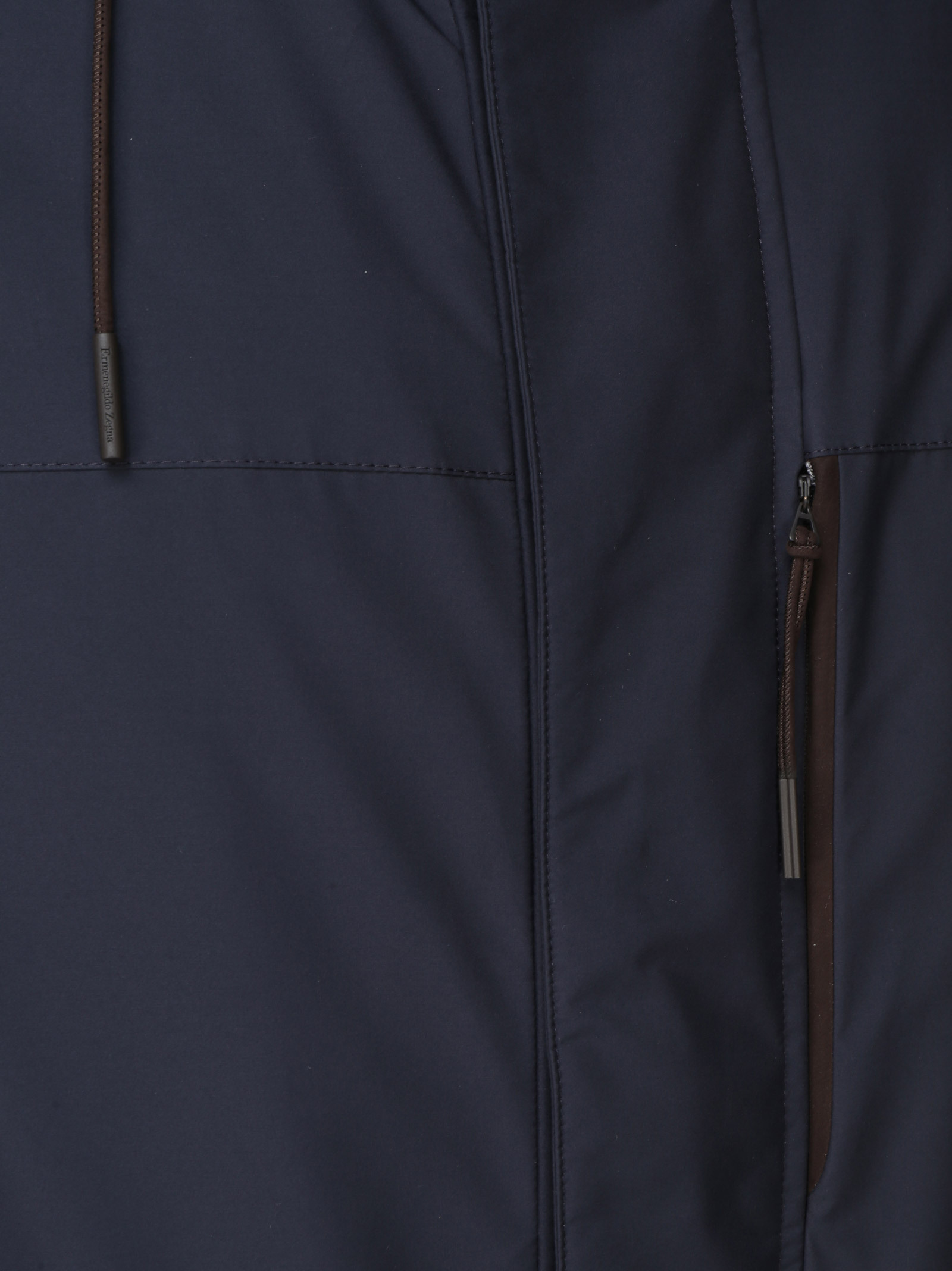 Zegna Stratos Hooded Lightweight Casual Jacket In Black