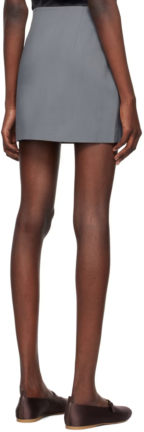 Nanushka Briel Mini Skirt In Gray