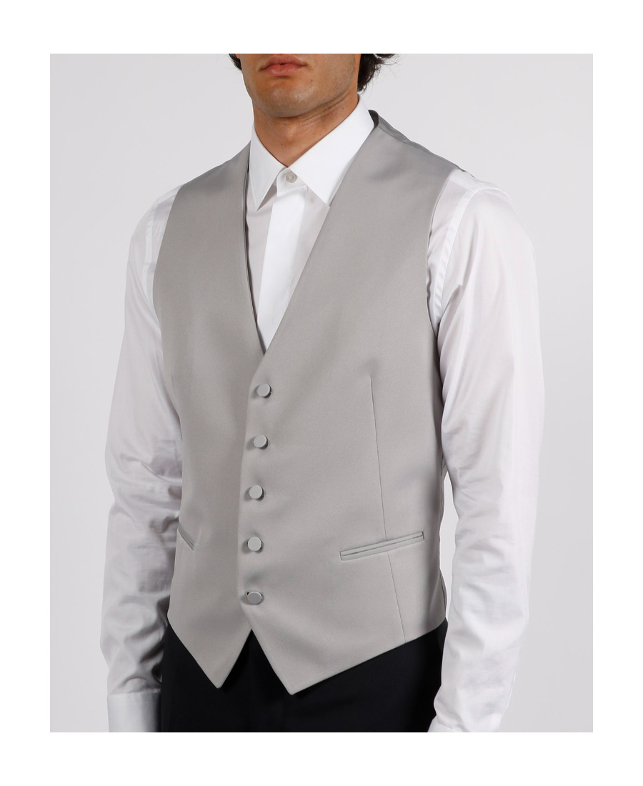 Tagliatore Button-up Suit Waistcoat In Gray