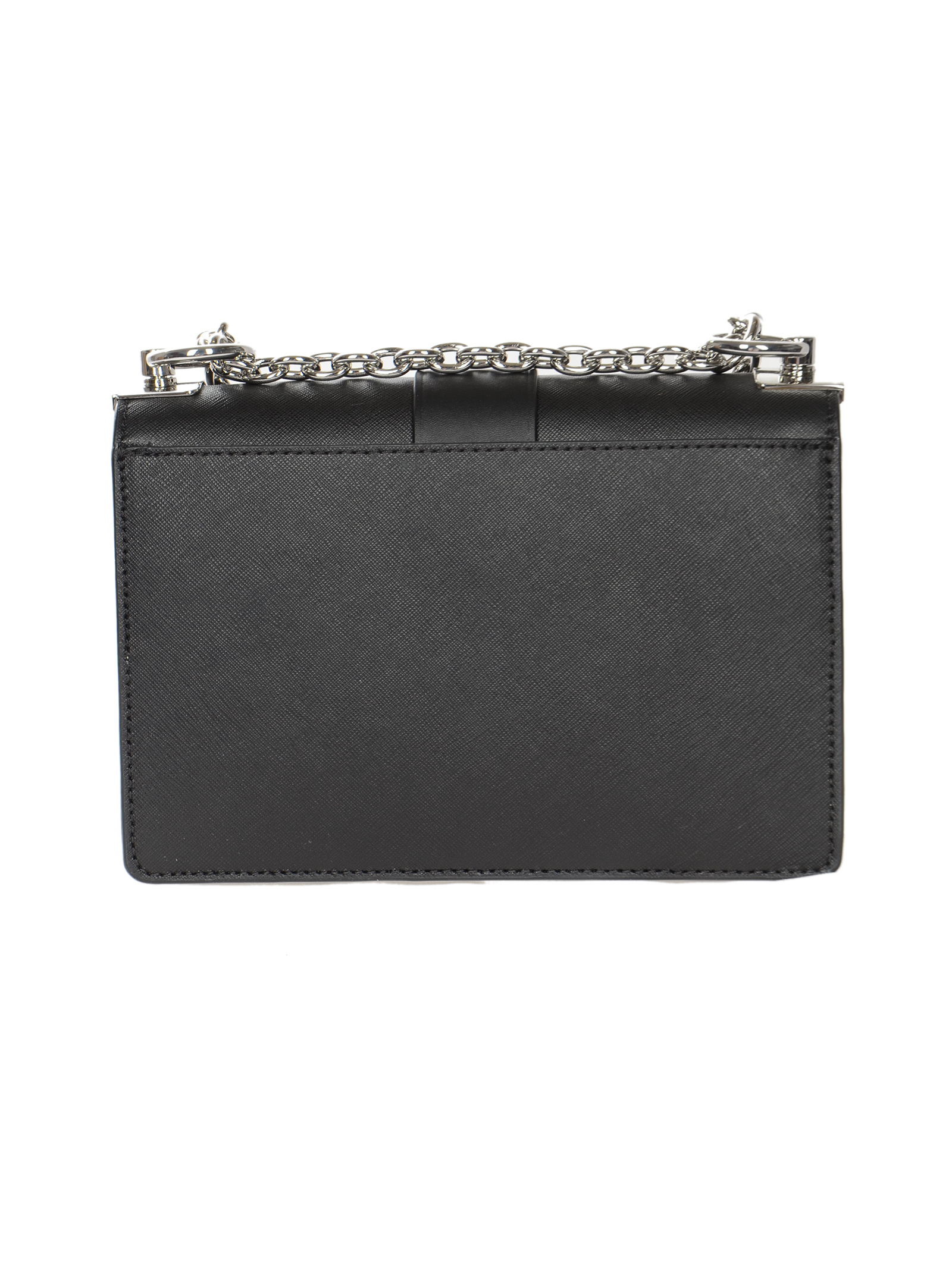 Michael Kors Logo Sign Shoulder Bag In Black
