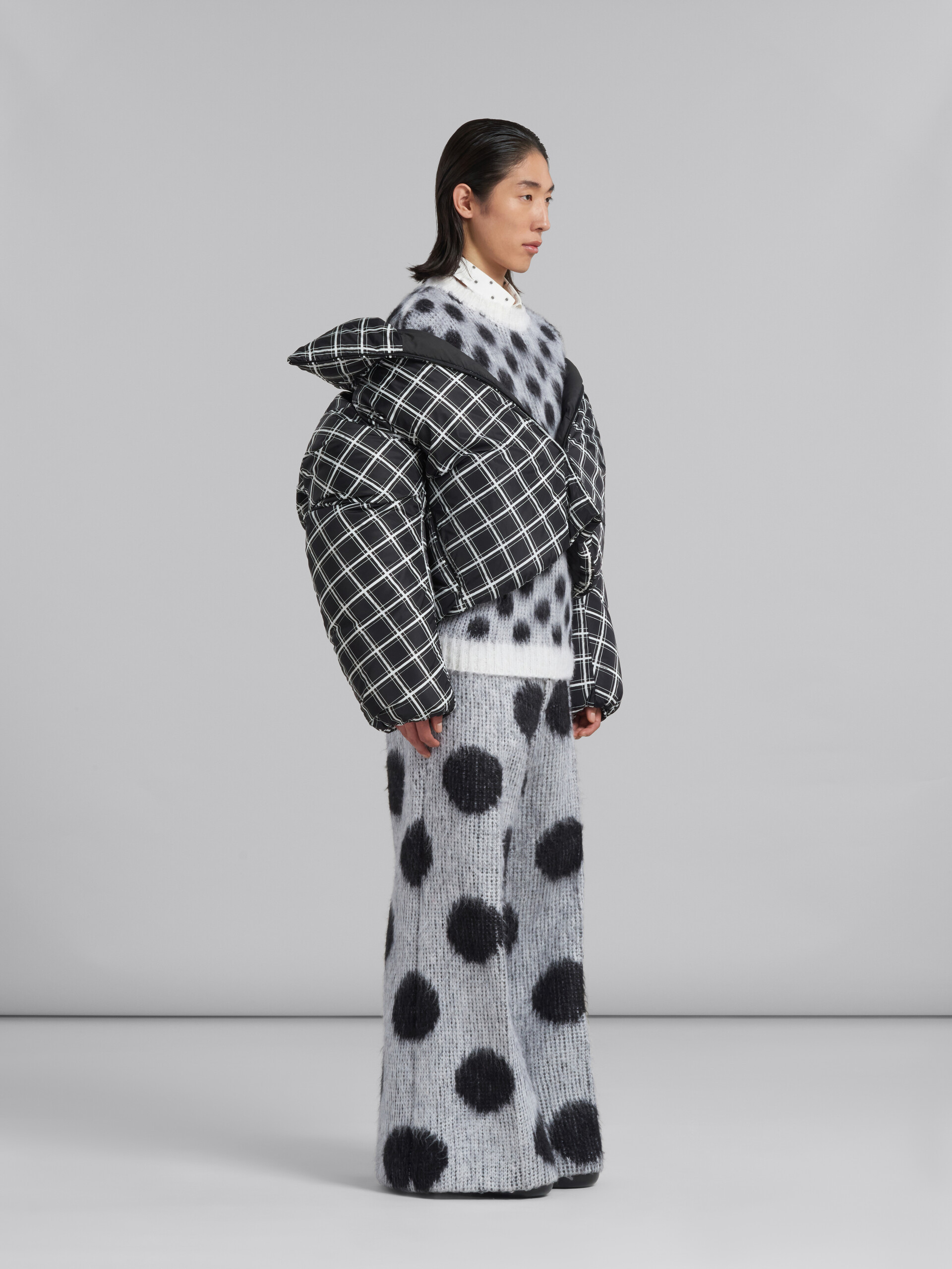 Marni Black Dingyun Zhang Edition Down Jacket In Black