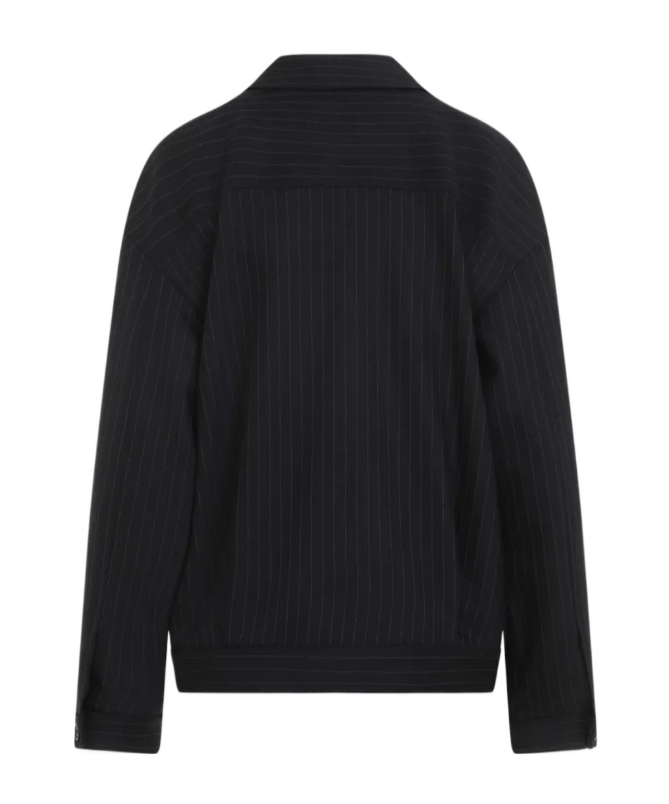 MIU MIU PINSTRIPE BLOUSON JACKET