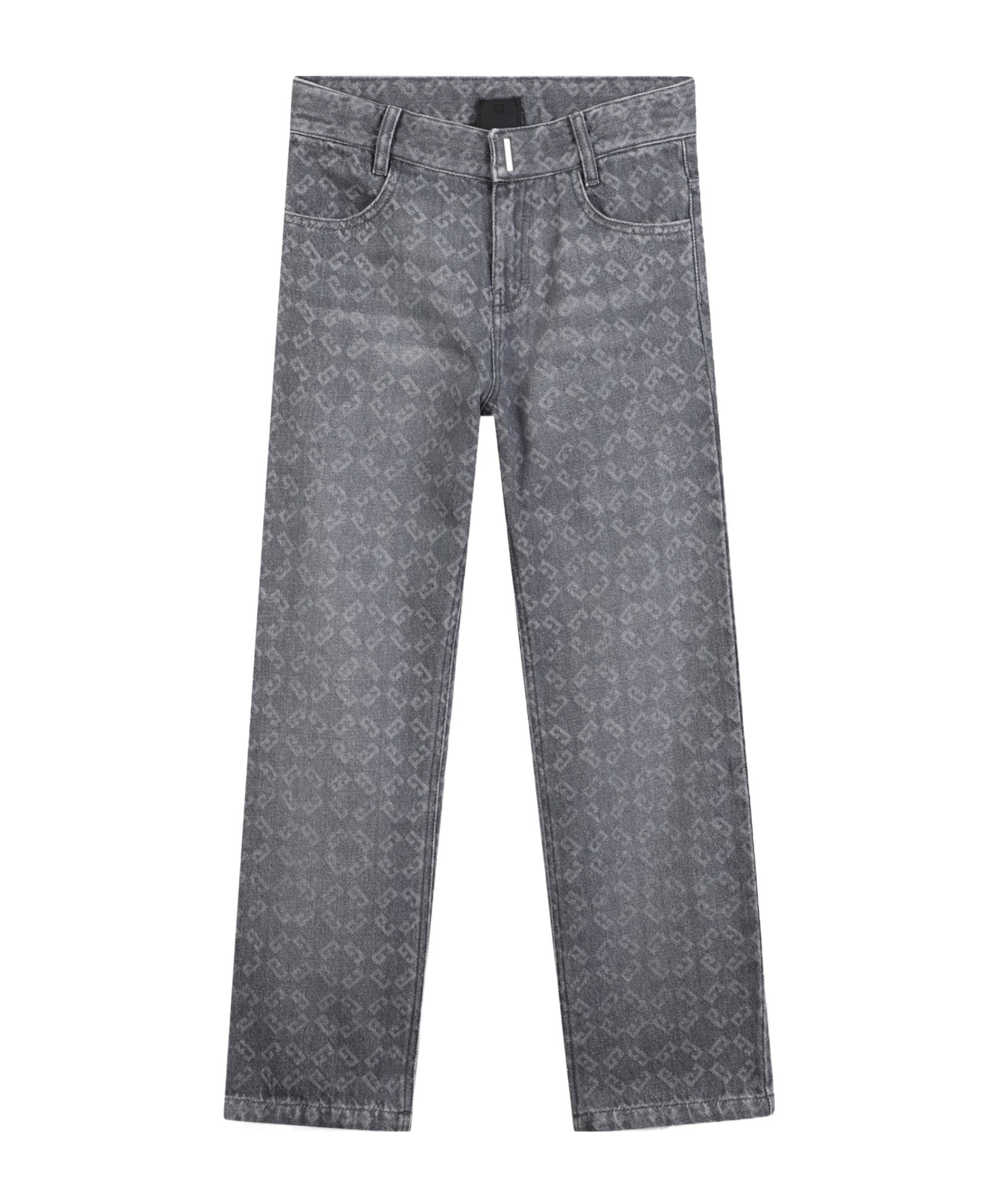 Givenchy Waistband Jeans In Gray
