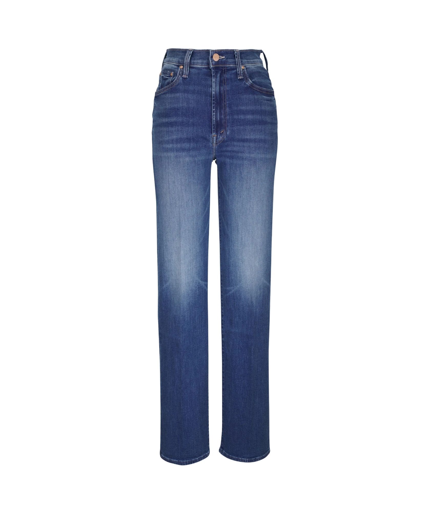 Mother The Tomcat Roller Sneak Jeans In Light Blue