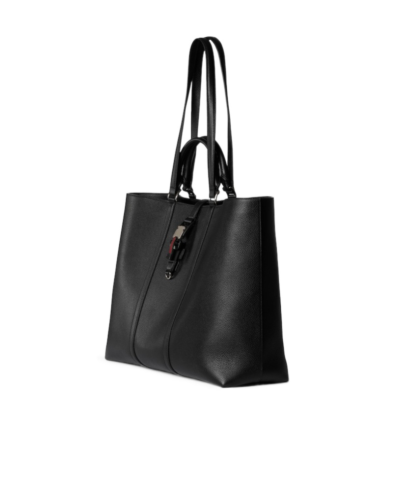 Gucci Ribbon Large Tote Bag In Black