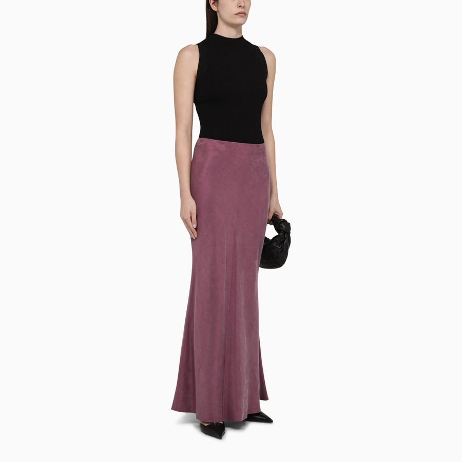 Shop Max Mara Zippered Skirt In Red