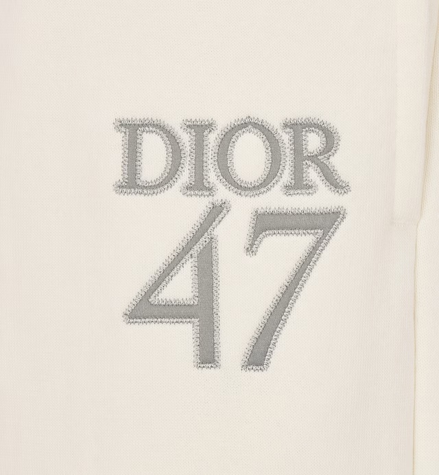 Dior Logo Logo Sweatpants In White