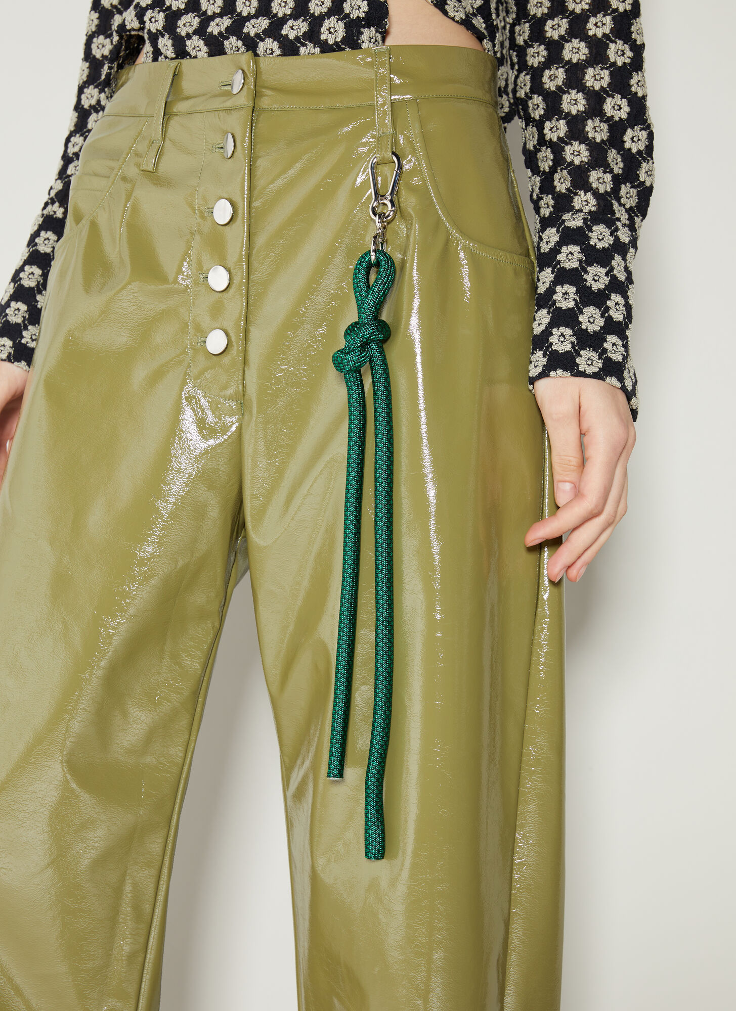 SONG FOR THE MUTE BRIGHT STRAIGHT CASUAL PANTS 
