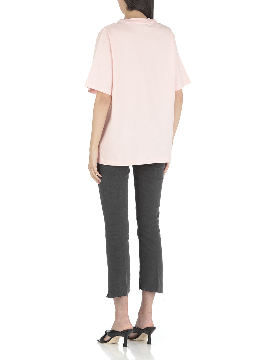 Msgm Graphic-print Short-sleeved T-shirt In Pink