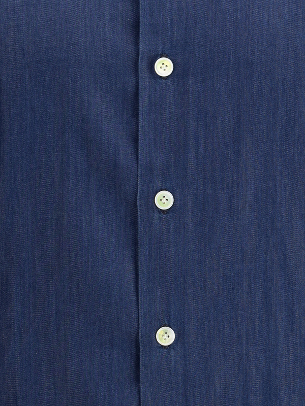 FINAMORE 1925 NAPOLI BUTTON-UP COTTON SHIRT