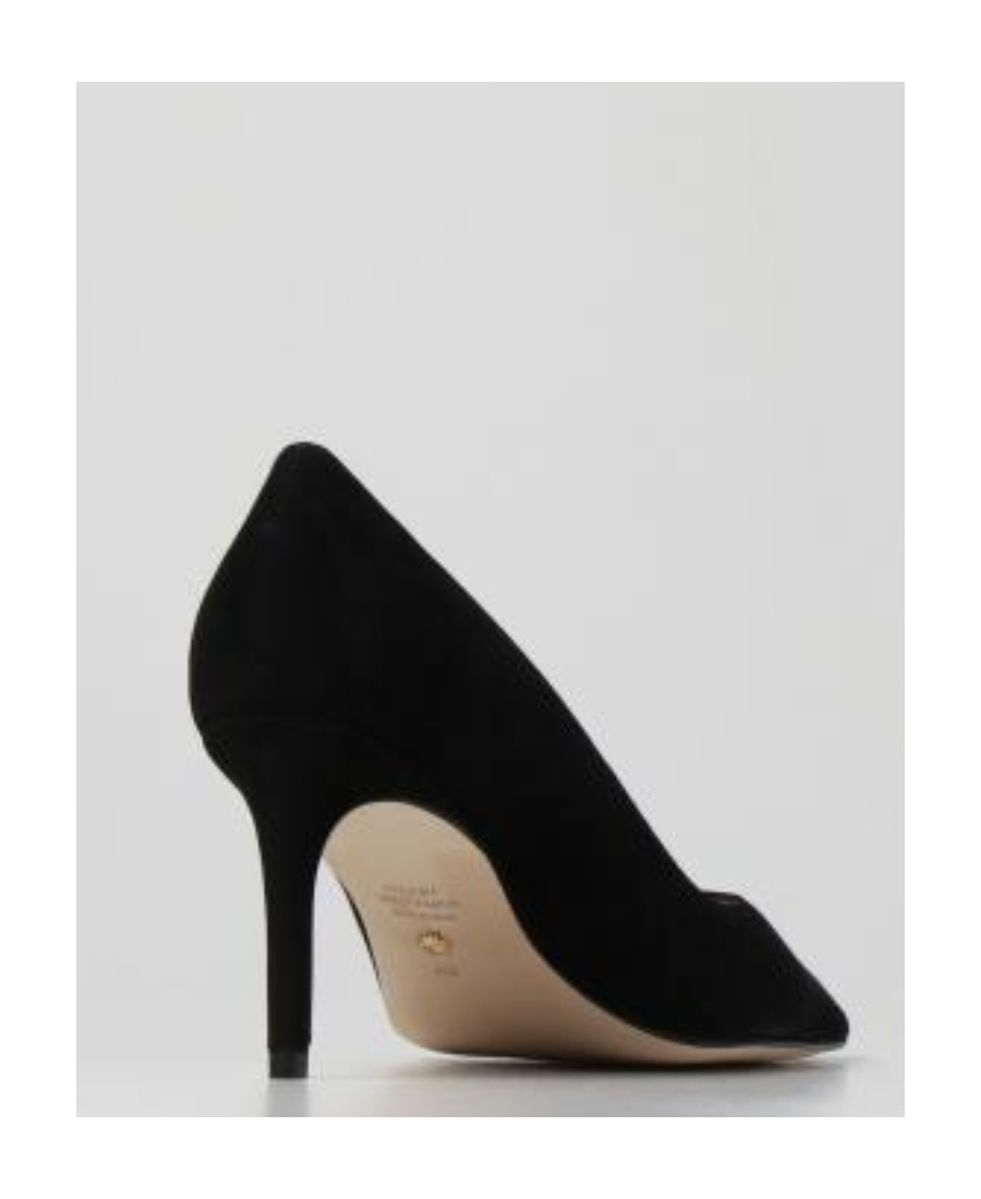 Stuart Weitzman Pointed-toe 75mm Leather Pumps In Black