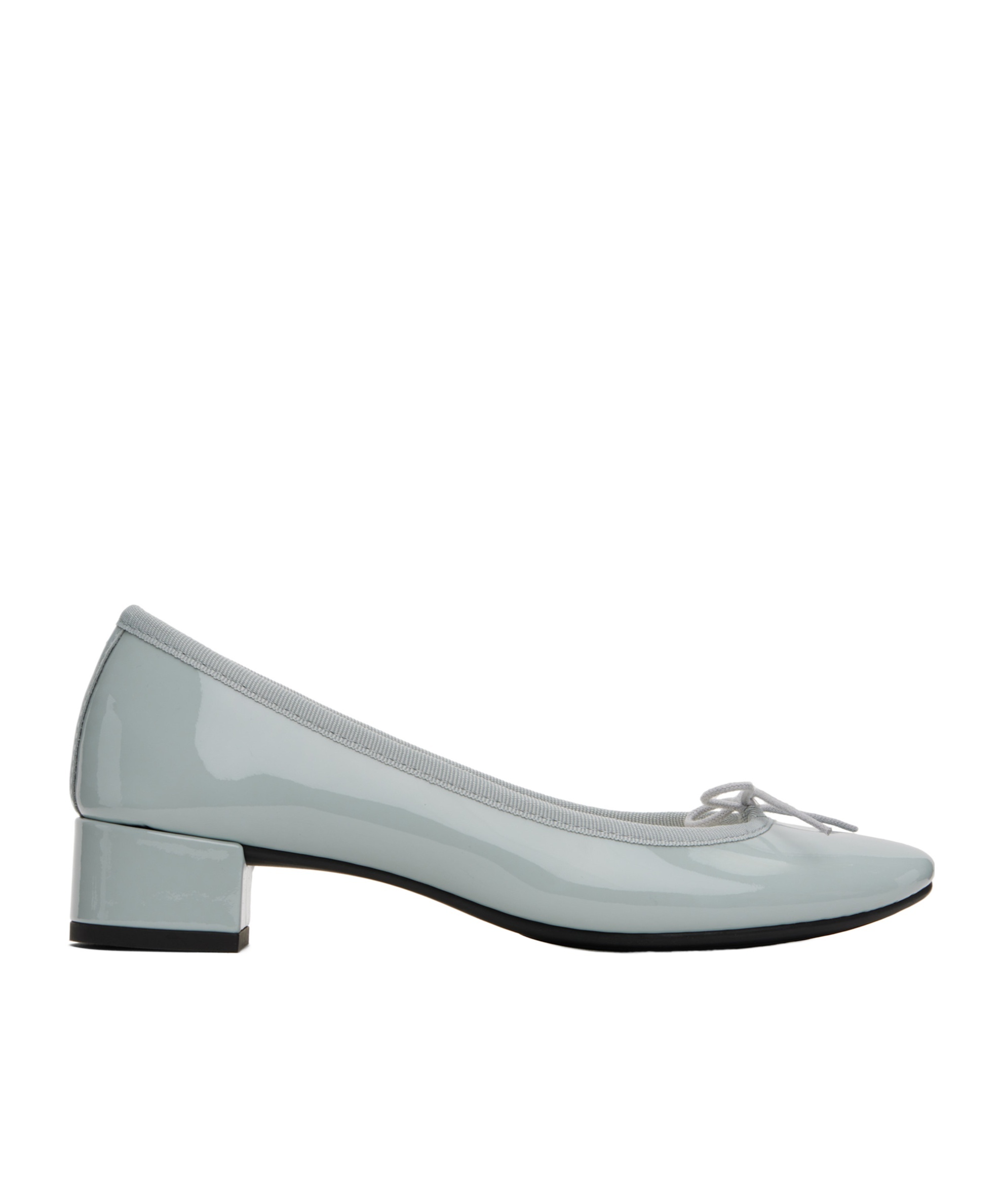 Repetto Blue Camille Rubber Sole Heels In Blue