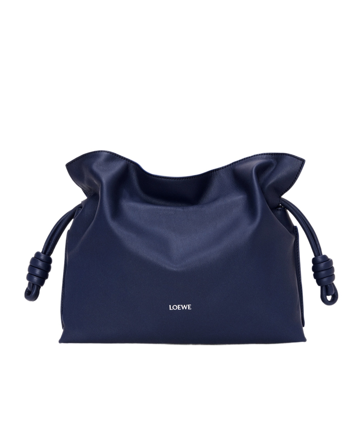 Loewe Medium Flamenco Clutch Bag In Blue